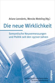 Buchcover mit blauem Hochhausmotiv, Titel "Die neue Wirklichkeit", Autoren Ariane Leendertz, Wencke Meteling, Verlag Campus, Gesellschaftsforschung.