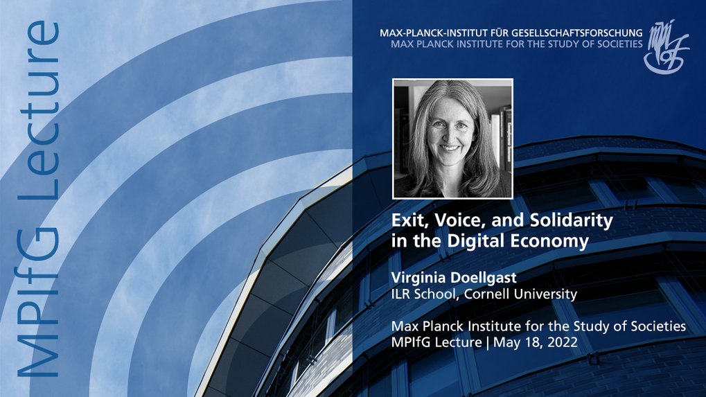 Viginia Doellgast | Exit, Voice, and Solidarity in the Digital Economy