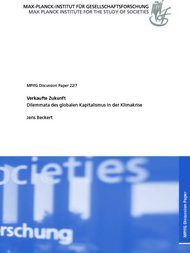 Verkaufte Zukunft: Dilemmata des globalen Kapitalismus in der Klimakrise