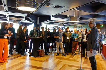 Foto des sechsten Alumni-Empfang des MPIfG auf dem Jahrestreffen der Society for the Advancement of Socio-Economics (SASE) in Limerick.