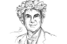 Gezeichnetes Portrait von Lucio Baccaro