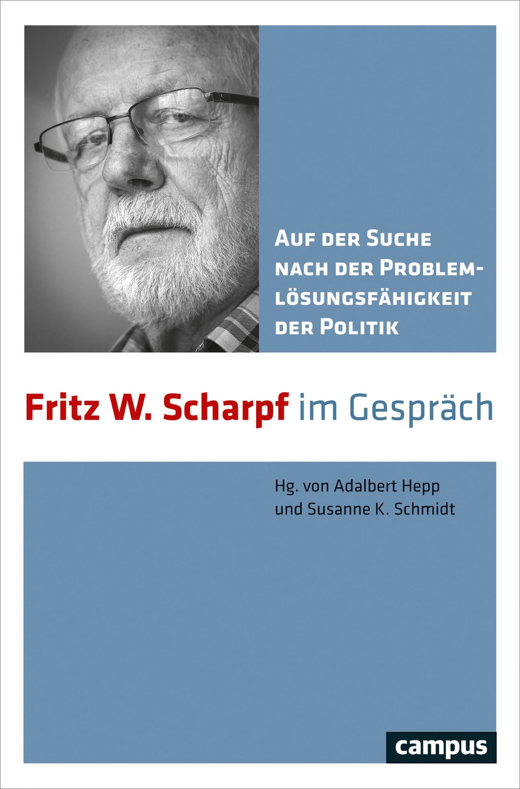 Buchcover von "Fritz W. Scharpf im Gespräch"