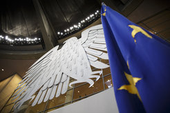 Fritz W. Scharpf verband Wissenschaft konsequent mit politischer Praxis: Seit den 1970er-Jahren brachte er seine Forschungsergebnisse zum Föderalismus und zur europäischen Integration in verschiedene Beratungsgremien ein. Er wirkte unter anderem als Mitglied der Kommissionen zur Neugliederung des Bundesgebiets (1970–72), der Padoa-Schioppa-Kommission zur Entwicklung der Europäischen Gemeinschaft nach Vollendung des Binnenmarktes (1986–87) sowie zuletzt der Kommission zur Reform der bundesstaatlichen Ordnung (2003–04).