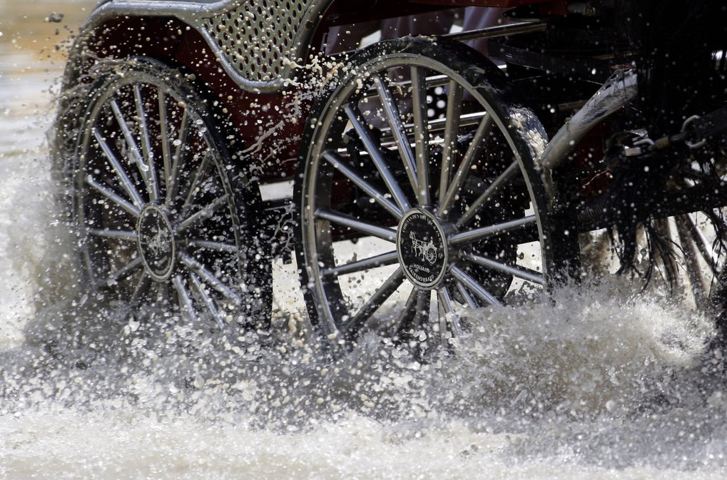 Räder einer Luxuskutsche