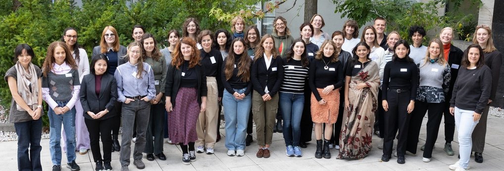 Group photo of the approximately 35 participants and speakers