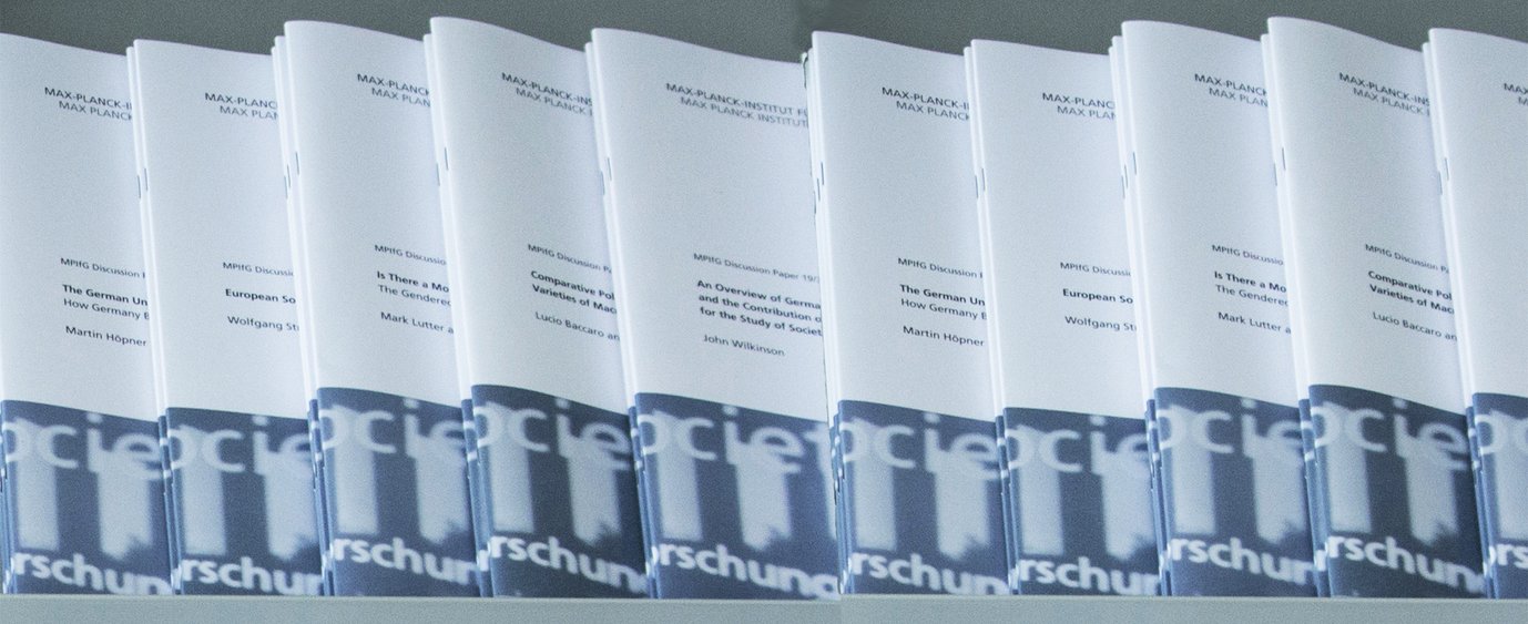 Eine Reihe von Discussion Papers des Max-Planck-Instituts für Gesellschaftsforschung zu verschiedenen wissenschaftlichen Themen.