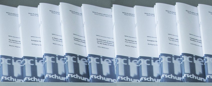 Eine Reihe von Discussion Papers des Max-Planck-Instituts für Gesellschaftsforschung zu verschiedenen wissenschaftlichen Themen.
